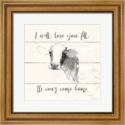 Framed Life at Home VI Shiplap Print