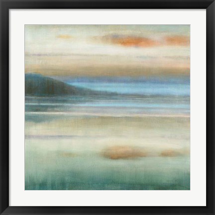 Framed Coastal Sunset Print