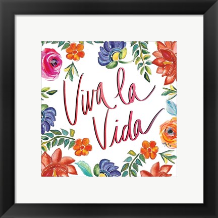 Framed Fridas Flower Fancy II Print