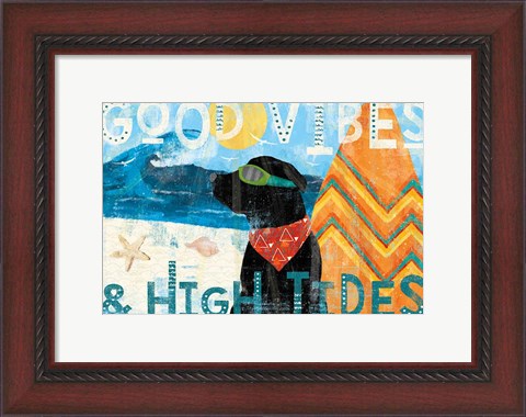 Framed Good Vibes II Print