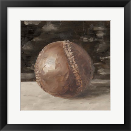 Framed Vintage Leather I Print