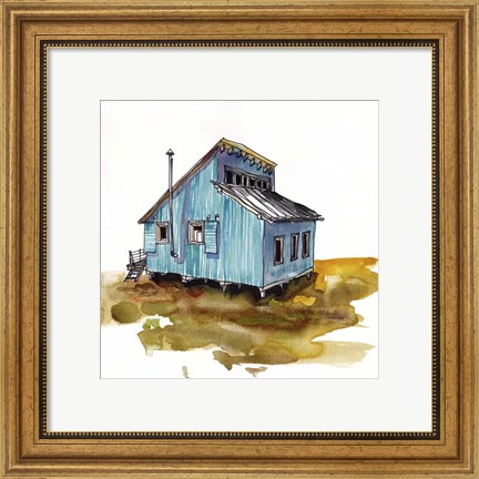 Framed Rad Cabin VI Print