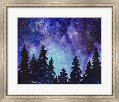 Framed Night Sky III Print