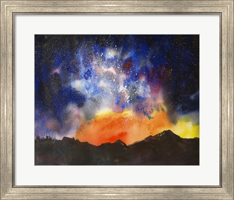 Framed Night Sky VI Print