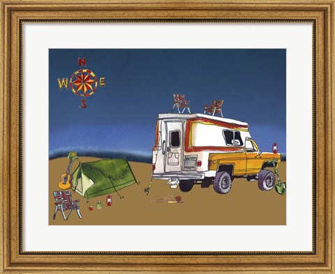 Framed Camp Out II Print