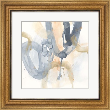 Framed Liquid Blueprint IV Print