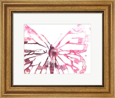 Framed Butterfly Imprint II Print