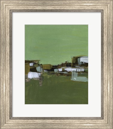 Framed Abstract Village I Print