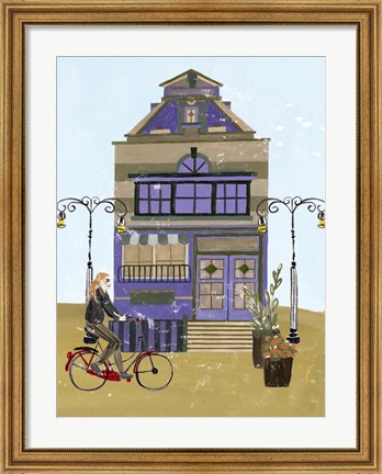 Framed Local Cafe III Print