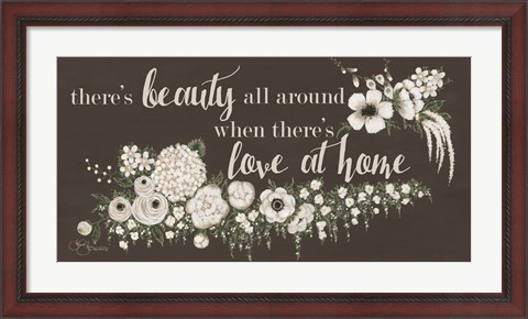 Framed Love At Home Print