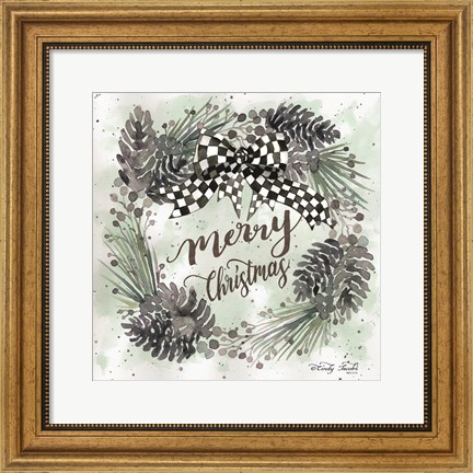 Framed Merry Christmas Print