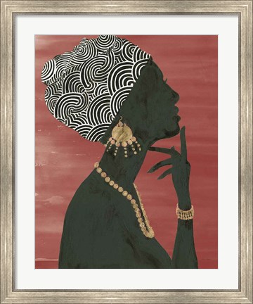 Framed Graceful Majesty I Chili Print