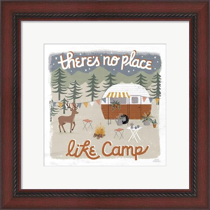 Framed Gone Glamping II Print