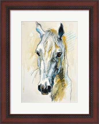 Framed Horse Head Print