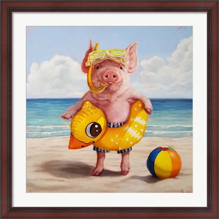 Framed Baked Ham Print