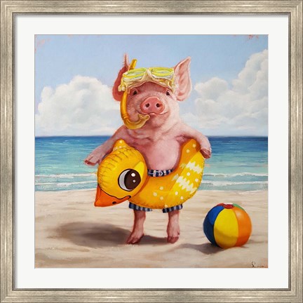 Framed Baked Ham Print