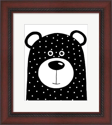 Framed Bean Bear Print