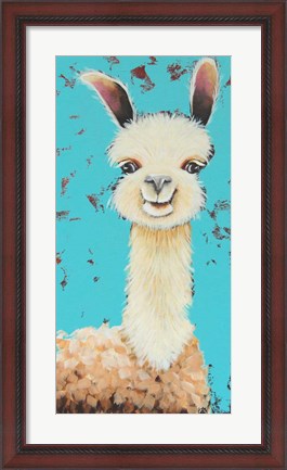 Framed Llama Sue Print