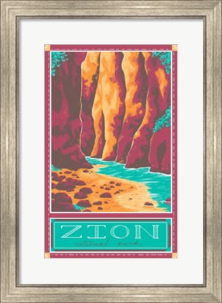 Framed Zion National Park Print