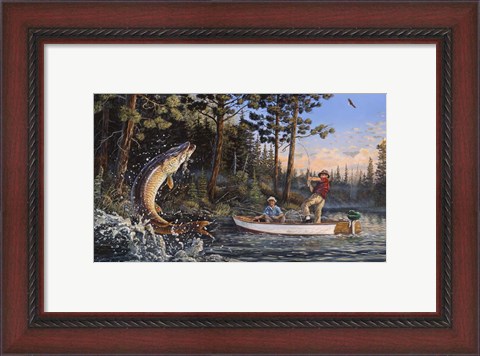 Framed Great Muskie Moments Print