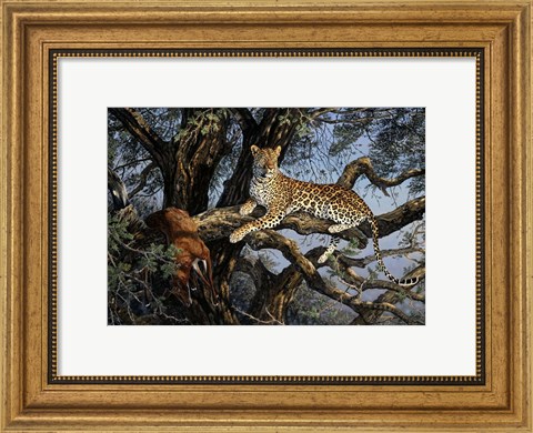 Framed Leopard Print