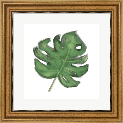 Framed Leaves of the Tropics II Print