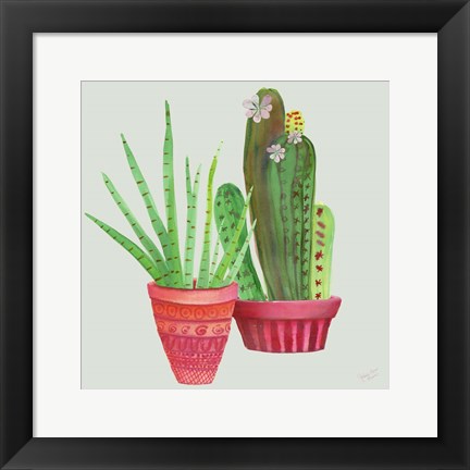 Framed Succulent Symphony IV clean Print