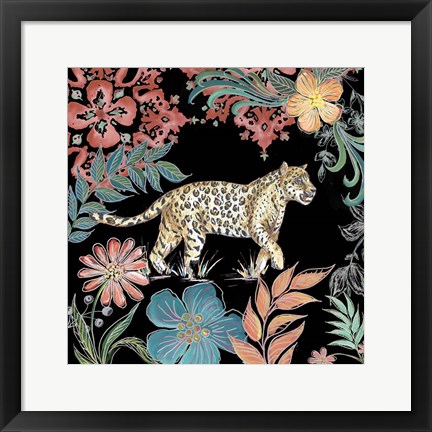 Framed Jungle Exotica Leopard I Print