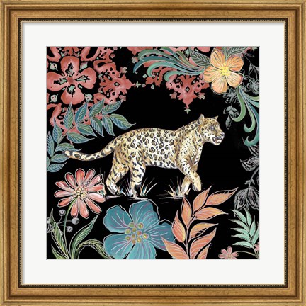 Framed Jungle Exotica Leopard I Print