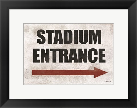 Framed Stadium Entrance Print