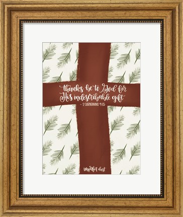 Framed Indescribable Gift Print