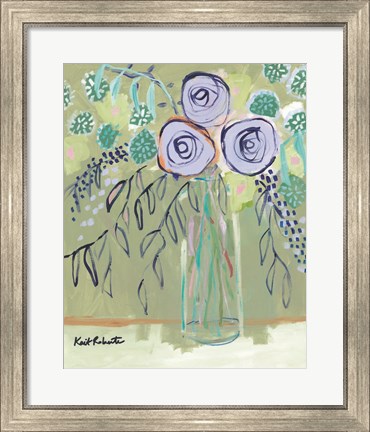 Framed Flower Lady Print