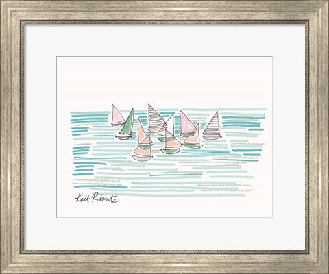 Framed Noon at Sea Print