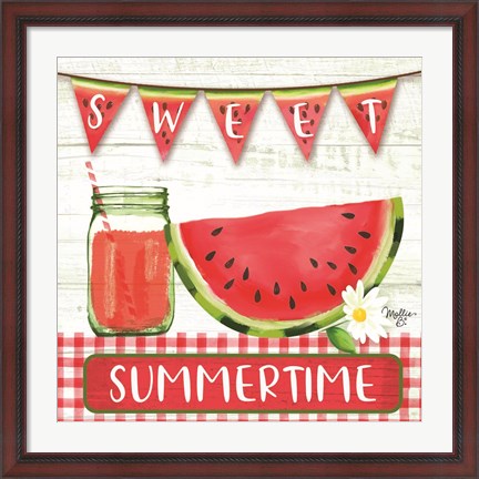 Framed Sweet Summertime Print