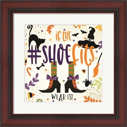 Framed If the Shoe Fits Print