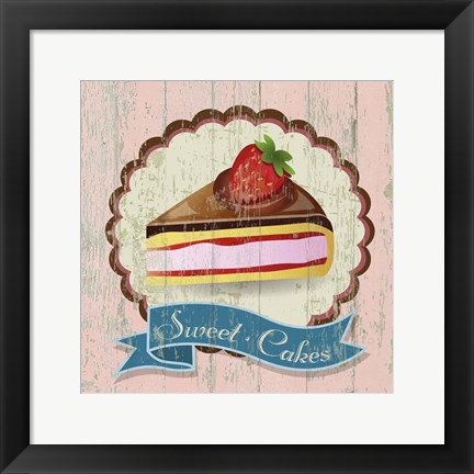 Framed Sweet Cakes Print