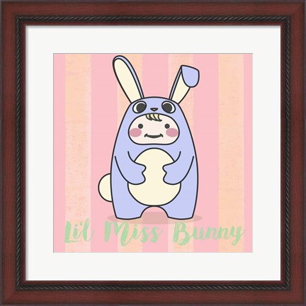 Framed Li&#39;l Bunny Print