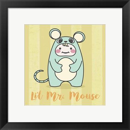 Framed Li&#39;l Mouse Print