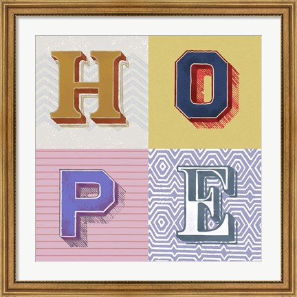 Framed Hope Print