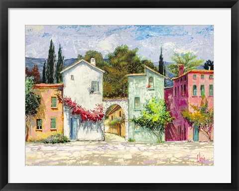 Framed Paese Italiano II Print