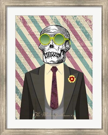 Framed Modern Gentleman #4 Print