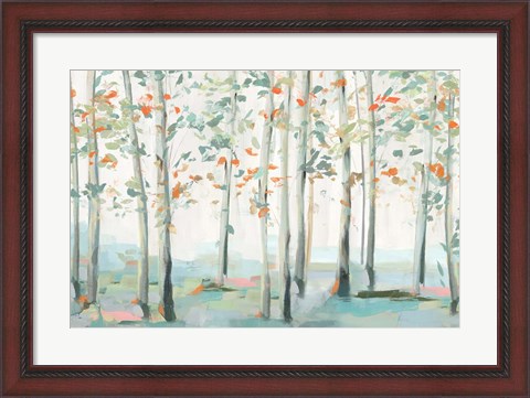 Framed Emerald Forest III Print