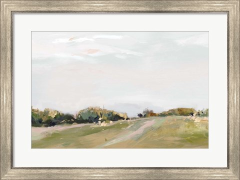 Framed Golden Grasslands Print