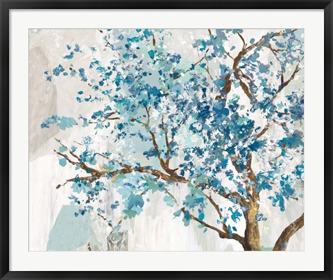 Framed Indigo Oak Print