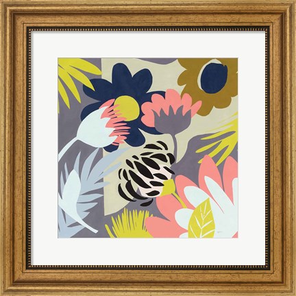 Framed Groovy Garden Print