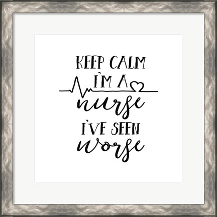 Framed Nurse Inspiration II Print