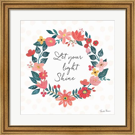 Framed Bright Petals IV Print