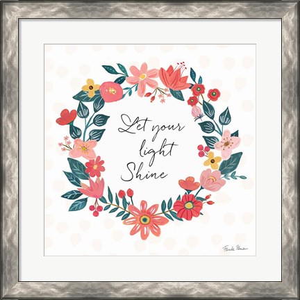 Framed Bright Petals IV Print