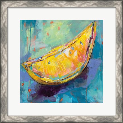 Framed Lemon Wedge Print