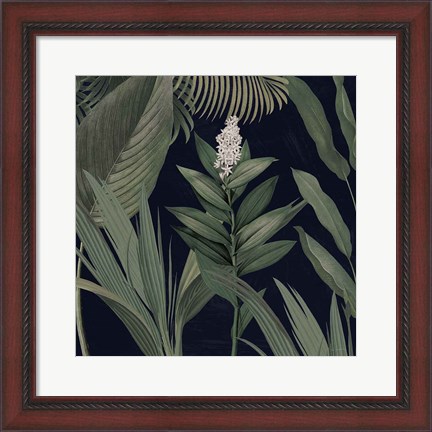 Framed Dramatic Tropical I Light Print